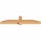 Ekena Millwork Eugene Smooth Timber Gable Bracket, Western Red Cedar, 72"W x 15"H x 5 1/2"D x 5 1/2"F, 5/12 Pitch GBW072X15X0606EUG00SWR - alternate 4